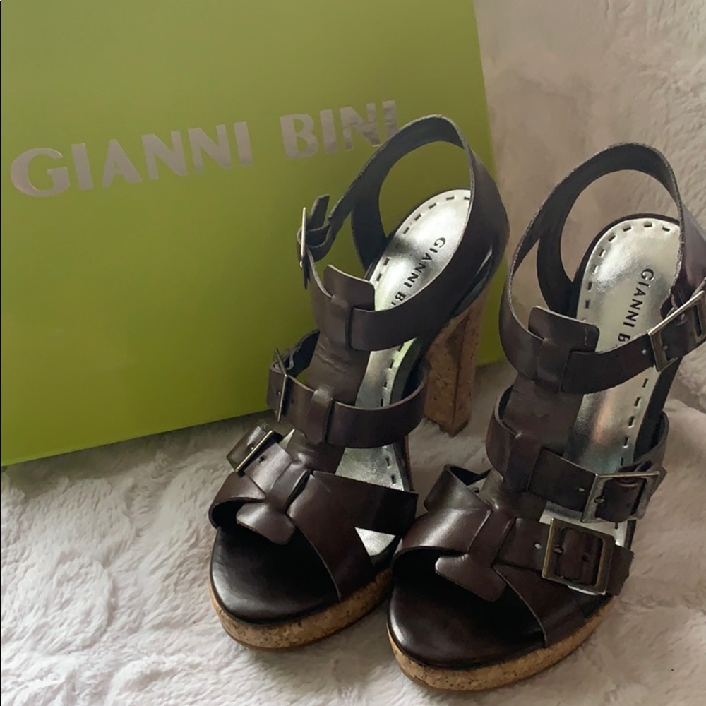 Gianni Bini Cork Heel